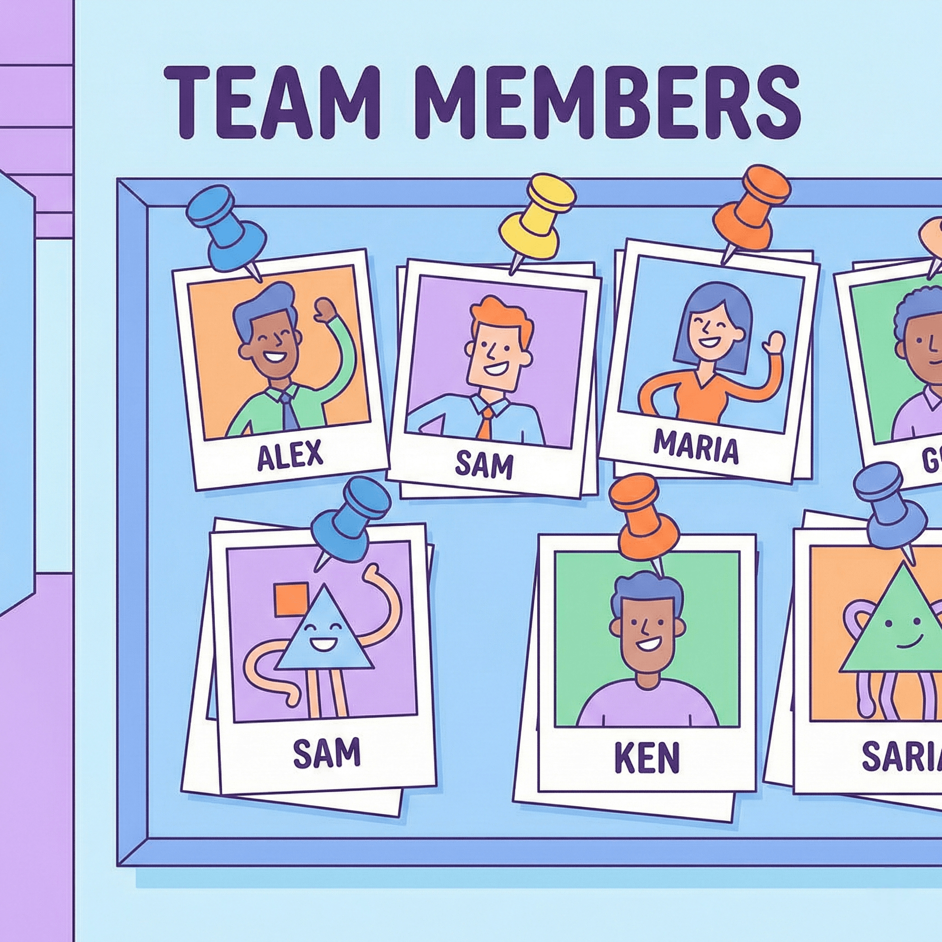 Team avatars for org charts